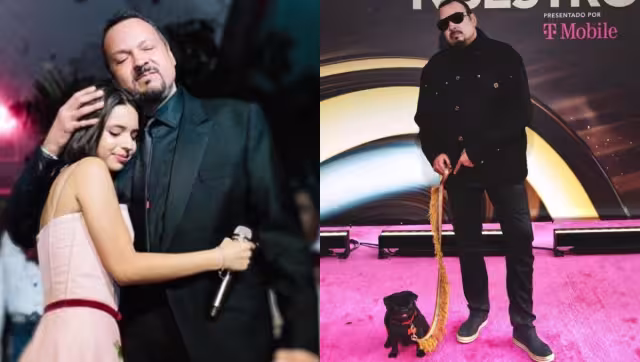 Uno de los integrantes de la Dinastía Aguilar causó revuelo durante la alfombra roja de la entrega de Premio Lo Nuestro, se trata de “Gordo”, el perrito de Pepe y Ángela Aguilar