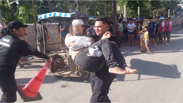 Al ver a la familia tendida solicitaron la presencia de las autoridades policiacas