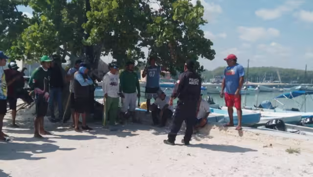 Ante el ataque, fue necesario pedir ayuda de los paramédicos