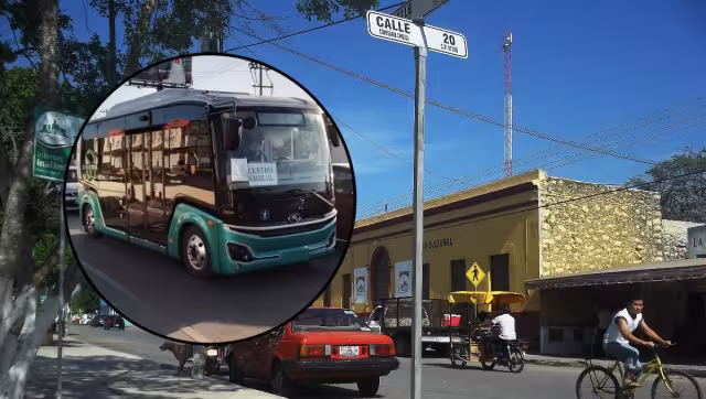 Las fotografías de los autobuses circulan en redes sociales
