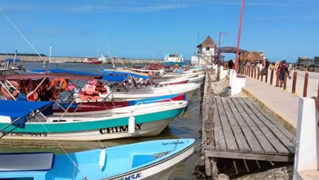 La Secretaría de Marina informó el cierre de los puertos de la costa yucateca