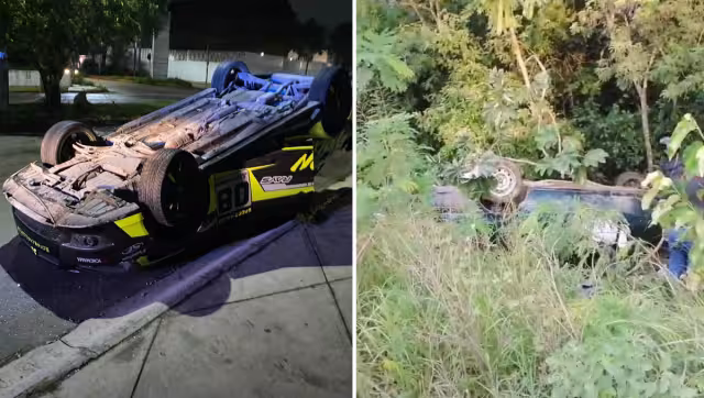 No se logró ubicar a los responsables, por lo que mediante grúas, las unidades fueron trasladadas a un corralón de la ciudad, severamente averiadas.