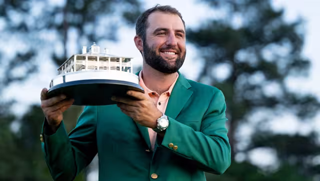 Scheffler completó la última ronda con cuatro golpes bajo el par en The Masters