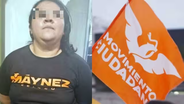 La candidata de Movimiento Ciudadano permanece a disposición de las autoridades