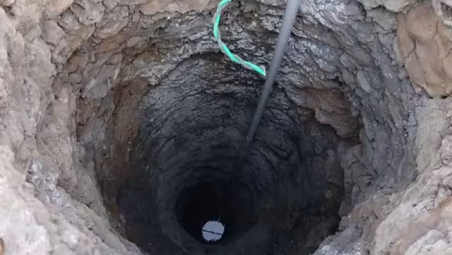 El pozo de agua tenía la lápida de una persona muerta