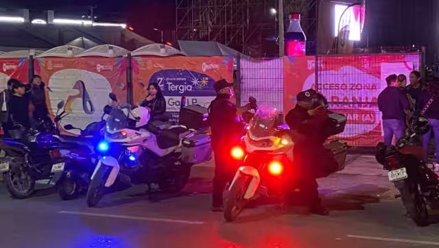 Más elementos de policía arribaron al Foro Ah Kim Pech