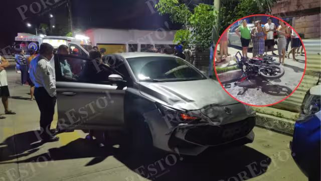 Accidenta a dos jóvenes y vecinos intentan lincharla en Isla de Tris