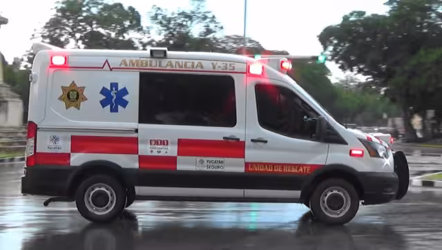 Al lugar de los hechos arribaron elementos de la Secretaria de Seguridad Pública (SSP)