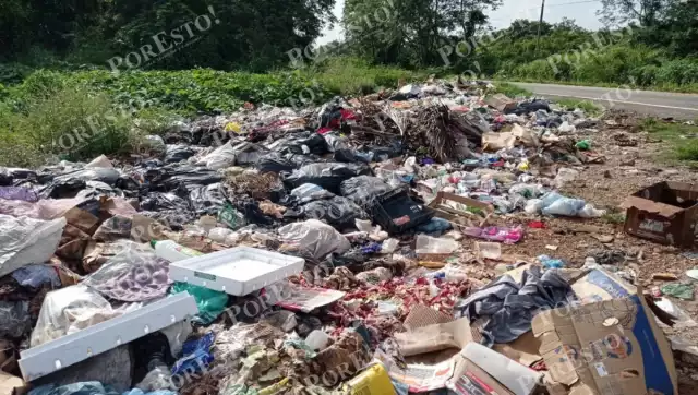 Ciudadanos se autoemplean ante crisis de basura en Bécal