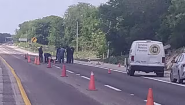 Al lugar arribaron elementos del Servicio Médico Forense