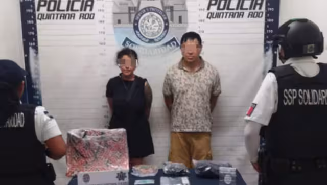 Los dos detenidos quedaron a disposición de la FGE Quintana Roo