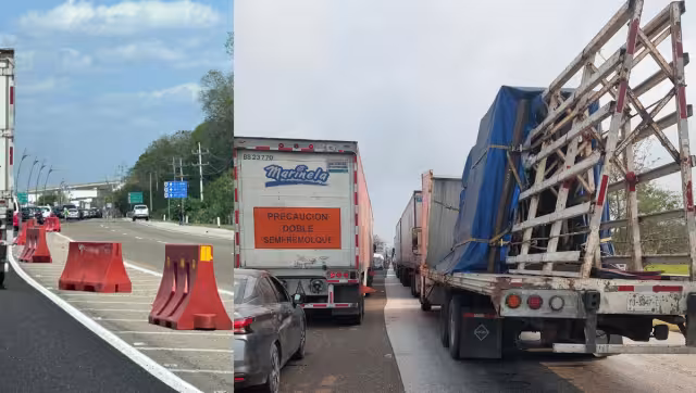 Se expuso que hubo un problema sobre la autopista Campeche-Champotón, en la plaza de cobro de Sabancuy