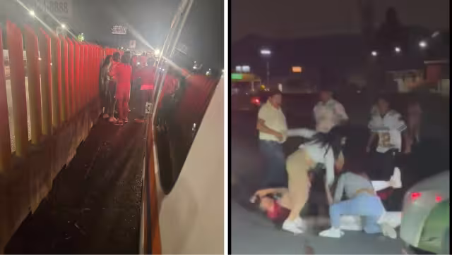 Fueron alrededor de 10 personas las que involucraron en la pelea