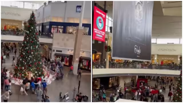 En redes sociales se volvieron virales unos videos del tiroteo registrado en un centro comercial de Carolina del Norte en pleno Black Friday