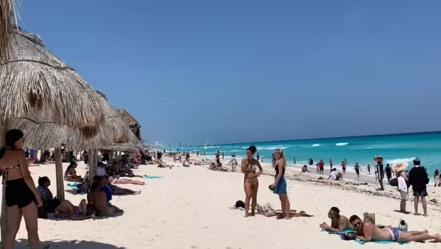 Las playas de Cancún están listas para recibir a turistas y locales este fin de semana