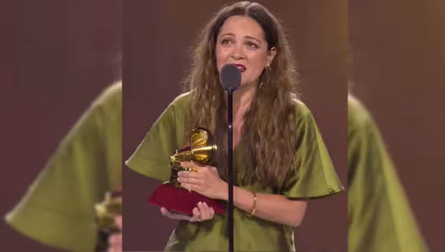 La mexicana con sus premios desde Sevilla. Foto: Especial