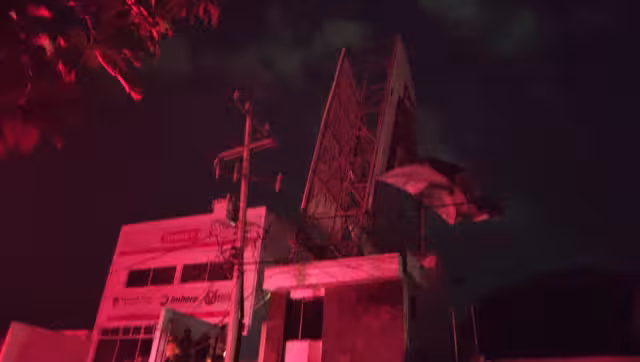 Los fuertes vientos son provocados por el Frente Frío 49