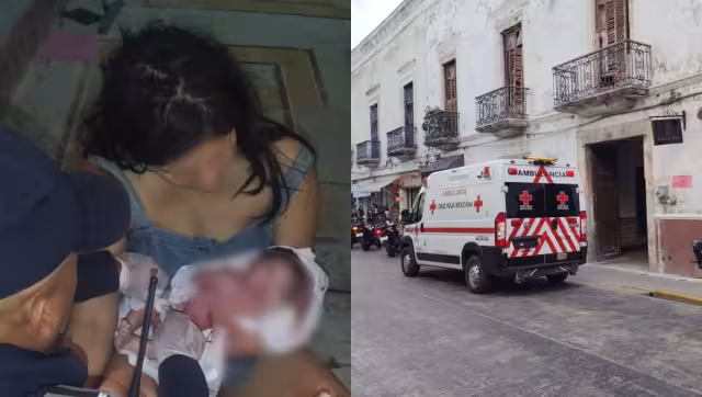 El personal de emergencias realizó el corte del cordón umbilical y verificó los signos vitales de la recién nacida