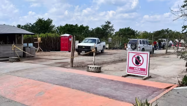 La búsqueda se realizó en una zona de construcción