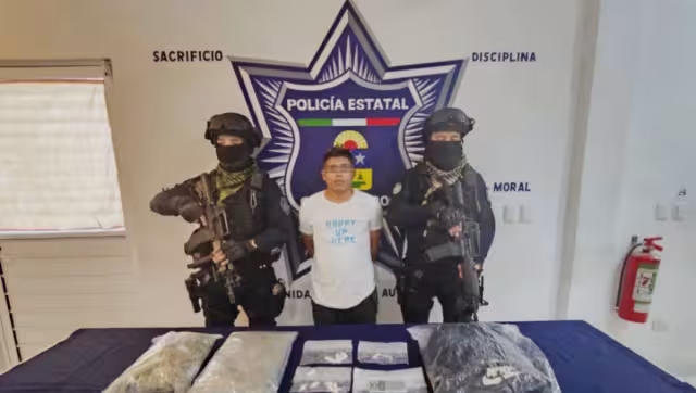 Las dosis de drogas y el detenido fueron puestos a disposición del MP