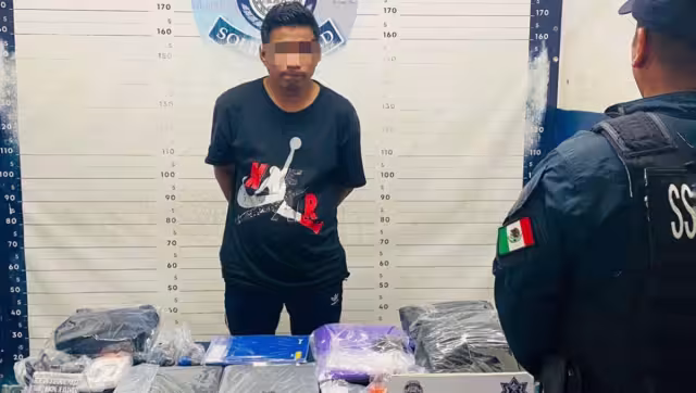 El hombre fue puesto a disposición de la FGE por el delito de robo