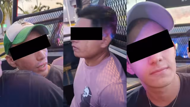 Los tres hombres quedaron a disposición de la Fiscalía de Campeche