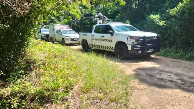 Elementos de la Gaurdia nacional estuvieron buscando a los dos desaparecidos