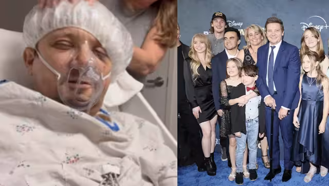 Jeremy Renner reaparece en una alfombra roja tras su fuerte accidente