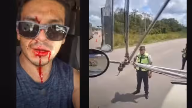 El chofer asegura que no se encontraban haciendo nada ilícito