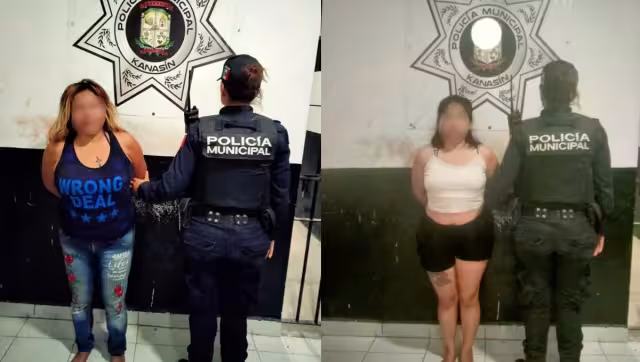 Las dos mujeres fueron trasladadas a la cárcel municipal de Kanasín