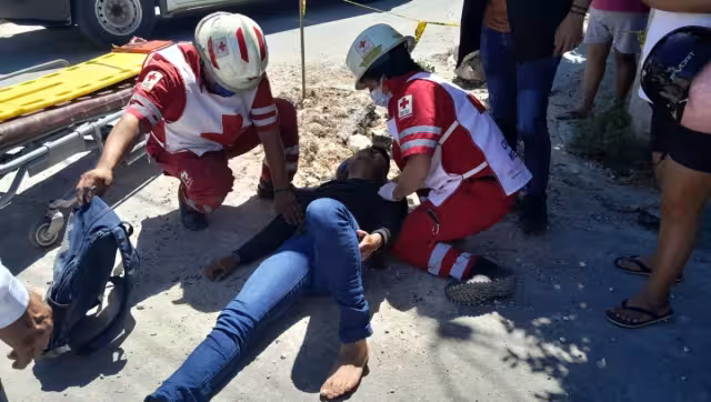 Elementos de la Secretaría de Protección y Seguridad Ciudadana que acordonaron el área