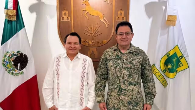 Gobernador Díaz Mena reconoce trabajo de Gral. Óscar David Lozano Águila