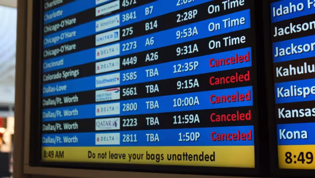 Las cancelaciones han impactado directamente a más de mil 800 pasajeros, quienes han tenido que modificar itinerarios