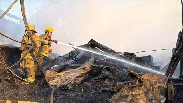 Incendio en bodegas de la carretera Mérida-Umán fue sofocado.