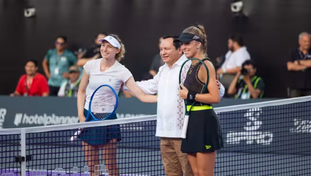 Gobernador Díaz Mena estuvo presente en el WTA Mérida Open 500.