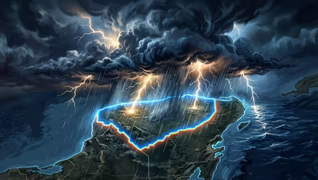 Habrá lluvias muy fuertes en Yucatán por el Frente Frío 41 hoy martes 17 de marzo