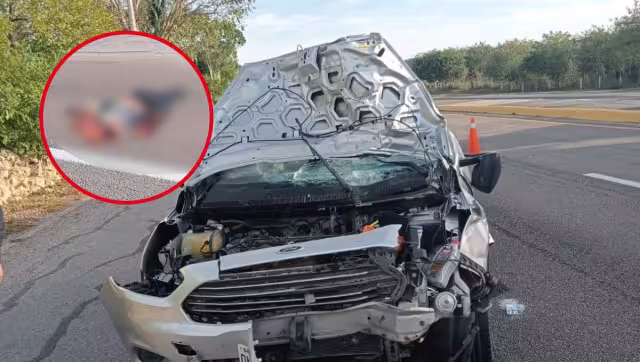 Los pasajeros del auto se dieron a la fuga luego del accidente
