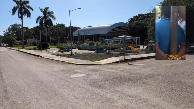 La gente pedía al sujeto que hablara y que dijera todo lo que sabe