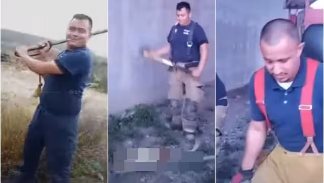 Supuestos bomberos de Monclova, Coahuila asesinan a perros a golpes y hachazos