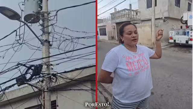 Vecinos de Santa Ana retienen a CFE tras 24 horas sin luz