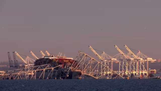 El buque Dali derrumbó el puente de Baltimore