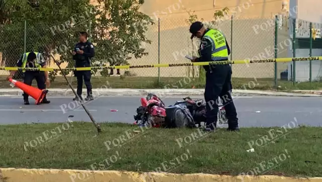 SEMEFO levanta cadáver de motociclista tras accidente en López Portillo
