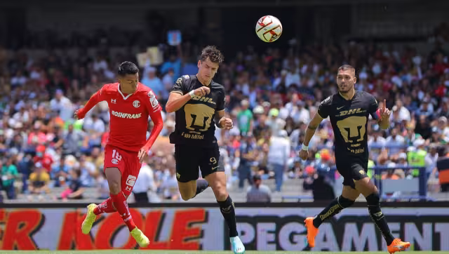 Pumas muerde a los Diablos Rojos y gana el partido: 3-1