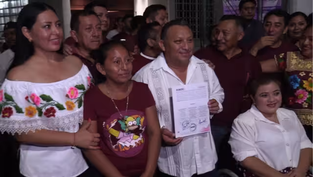 Erik Borges Yam es oficialmente el candidato de Morena en José María Morelos