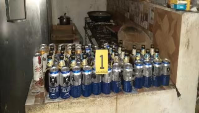 Las cervezas y licores quedaron a disposición de la Vicefiscalía en Carmen