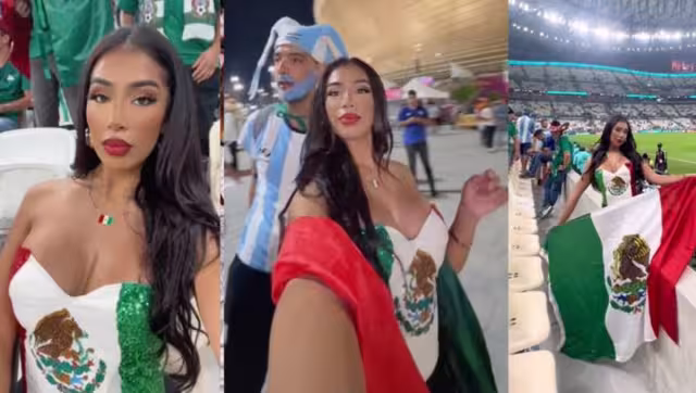 Jenny Martínez cautivó a los extranjeros con su belleza en el Mundial de Qatar 2022