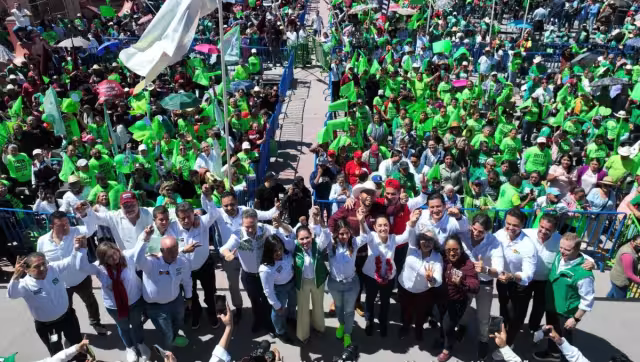 Claudia Sheinbaum inicio sus actividades proselitistas de este miércoles viitando l municipio de Villa de Reyes en San Luis Potoisí