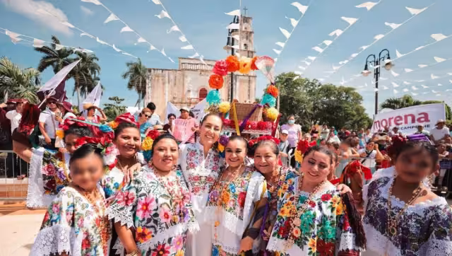 Claudia Sheinbaum estuvo en Calkiní, Campeche y Ciudad del Carmen