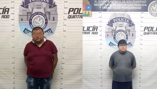 Los detenidos y las posibles drogas fueron puestos a disposición de la Fiscalía General del Estado