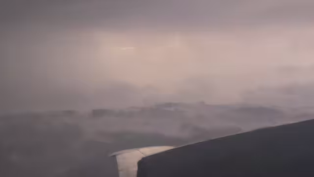 Así se vio el ojo del Huracán Ian en su ingreso a Florida